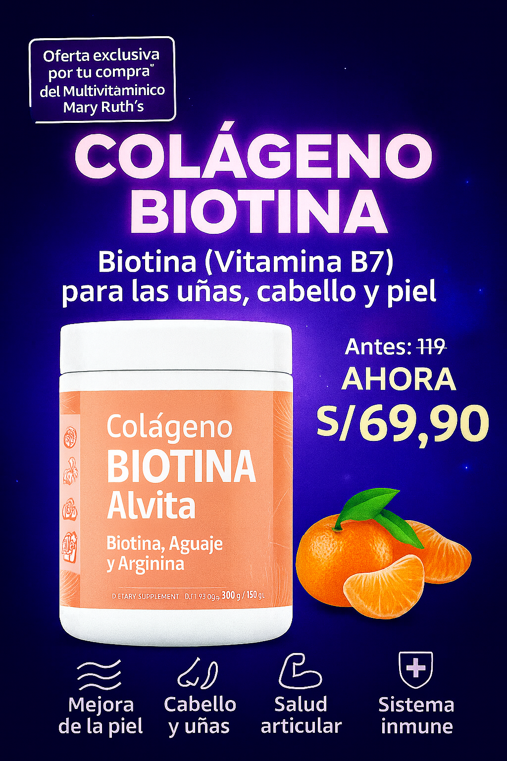 COLAGENO BIOTINA ALVITA